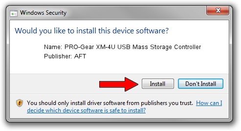 AFT PRO-Gear XM-4U USB Mass Storage Controller setup file 1742605