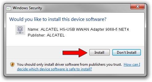 ALCATEL ALCATEL HS-USB WWAN Adapter 9068-5 NET4 setup file 3747350