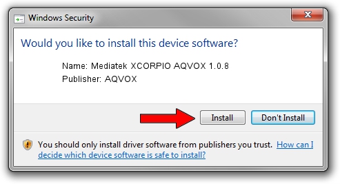 AQVOX Mediatek XCORPIO AQVOX 1.0.8 setup file 1389540