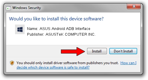 ASUSTeK COMPUTER INC. ASUS Android ADB Interface driver installation 1082234