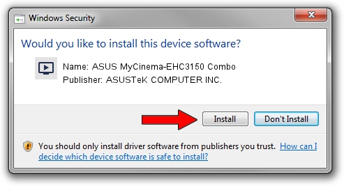 ASUSTeK COMPUTER INC. ASUS MyCinema-EHC3150 Combo driver installation 1398190