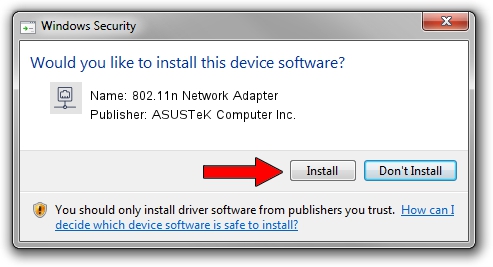 ASUSTeK Computer Inc. 802.11n Network Adapter driver installation 1026432