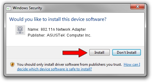 ASUSTeK Computer Inc. 802.11n Network Adapter driver installation 2832378