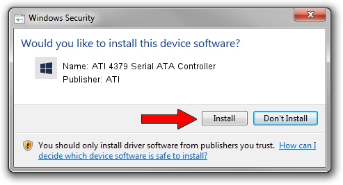 ATI ATI 4379 Serial ATA Controller driver installation 1031521