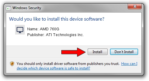 ATI Technologies Inc. AMD 760G driver download 623098