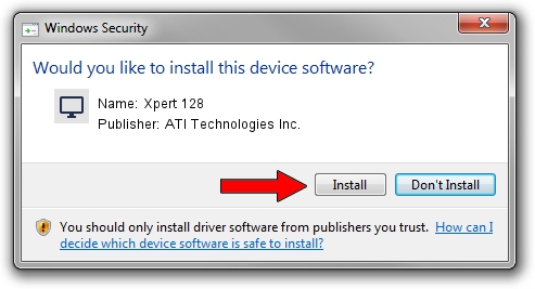 ATI Technologies Inc. Xpert 128 driver installation 999500