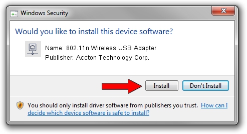 Accton Technology Corp. 802.11n Wireless USB Adapter driver download 1000301