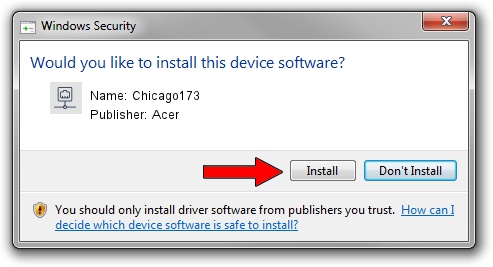 Acer Chicago173 driver installation 3995875