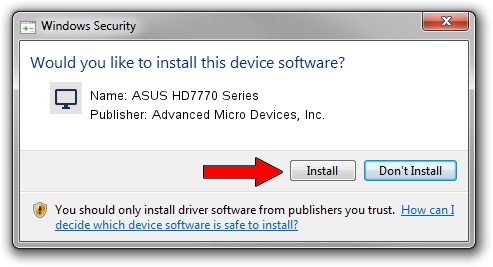 Advanced Micro Devices, Inc. ASUS HD7770 Series driver download 1205123