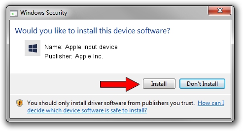 Apple Inc. Apple input device driver installation 2661827