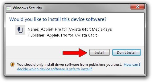 AppleK Pro for 7/Vista 64bit AppleK Pro for 7/Vista 64bit MediaKeys setup file 3247983