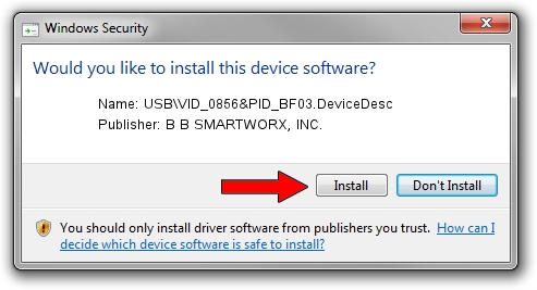 B B SMARTWORX, INC. USB\VID_0856&PID_BF03.DeviceDesc setup file 3941121