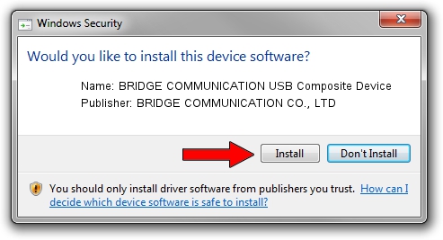 BRIDGE COMMUNICATION CO., LTD BRIDGE COMMUNICATION USB Composite Device setup file 1358418