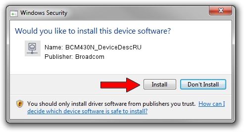 Broadcom BCM430N_DeviceDescRU driver installation 4819