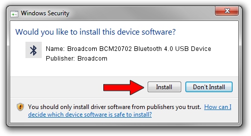 Broadcom Broadcom BCM20702 Bluetooth 4.0 USB Device driver installation 43572