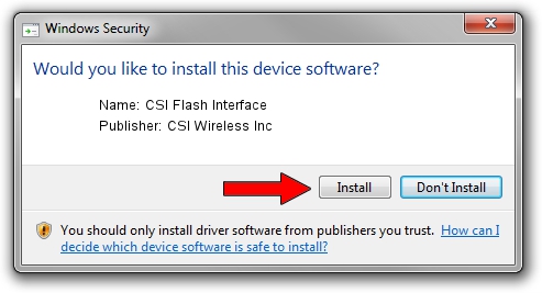 CSI Wireless Inc CSI Flash Interface setup file 966081
