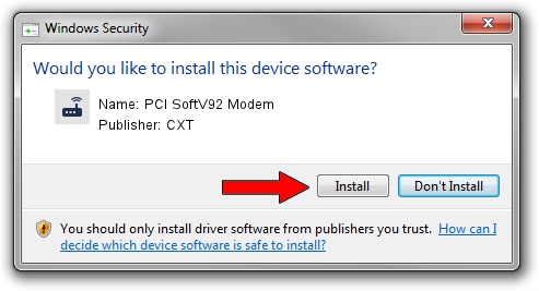 CXT PCI SoftV92 Modem driver download 1431049