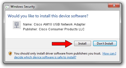 Cisco Consumer Products LLC Cisco AM10 USB Network Adapter setup file 1216071