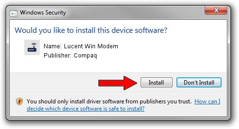 Compaq Lucent Win Modem driver download 1481843