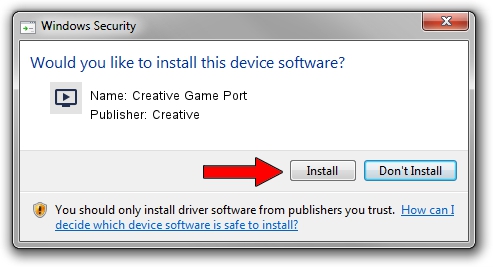 Creative Creative Game Port setup file 1042177