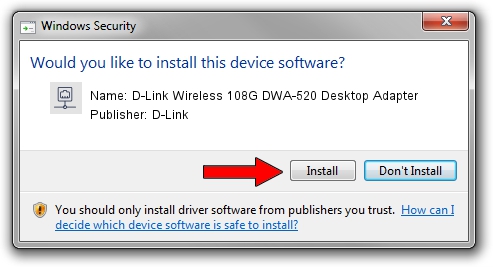 D-Link D-Link Wireless 108G DWA-520 Desktop Adapter driver download 928491