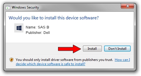 Dell SAS B driver installation 1549825