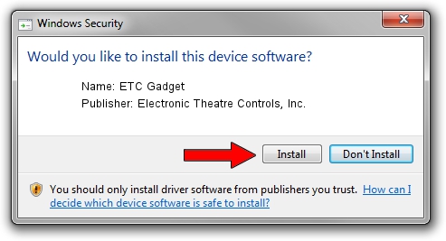 Electronic Theatre Controls, Inc. ETC Gadget setup file 4450318