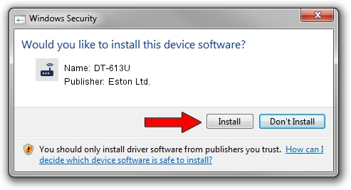 Eston Ltd. DT-613U driver installation 1406631