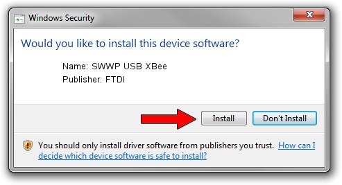 FTDI SWWP USB XBee setup file 1314309
