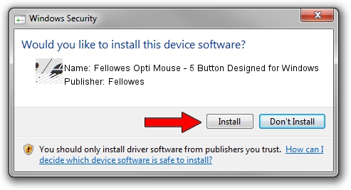 Fellowes Fellowes Opti Mouse - 5 Button Designed for Windows driver installation 1687996