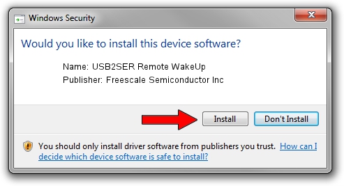 Freescale Semiconductor Inc USB2SER Remote WakeUp setup file 3726776