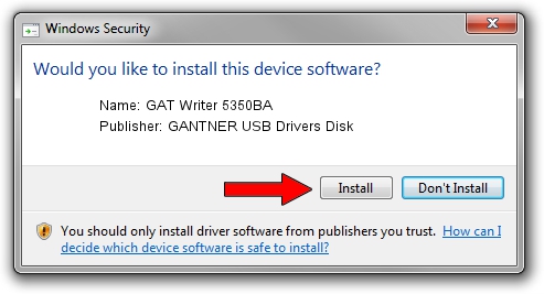 GANTNER USB Drivers Disk GAT Writer 5350BA setup file 3936186
