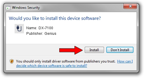 Genius DX-7100 setup file 1644180