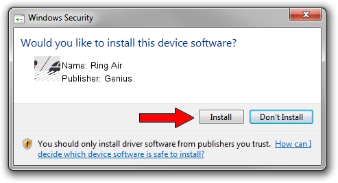 Genius Ring Air driver installation 1056370