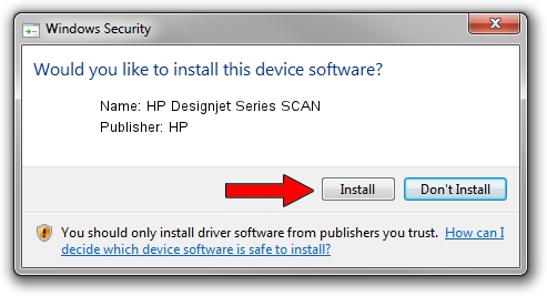 HP HP Designjet Series SCAN driver installation 2825545