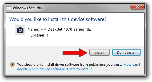 HP HP DeskJet 4670 series NET driver installation 3817702