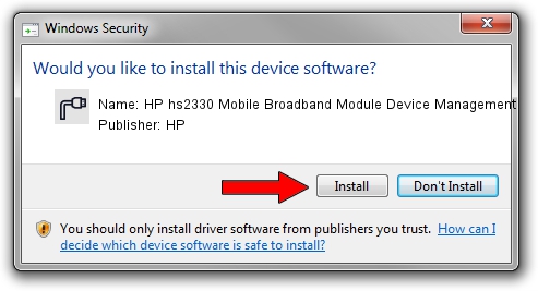 HP HP hs2330 Mobile Broadband Module Device Management driver download 1300615