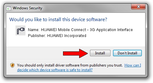 HUAWEI Incorporated HUAWEI Mobile Connect - 3G Application Interface driver download 1017524