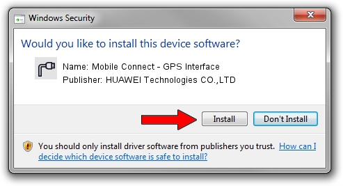 HUAWEI Technologies CO.,LTD Mobile Connect - GPS Interface setup file 1182674