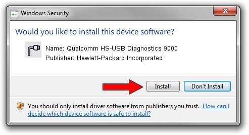 Hewlett-Packard Incorporated Qualcomm HS-USB Diagnostics 9000 driver installation 42646