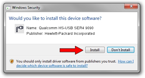 Hewlett-Packard Incorporated Qualcomm HS-USB SER4 9090 driver installation 26174