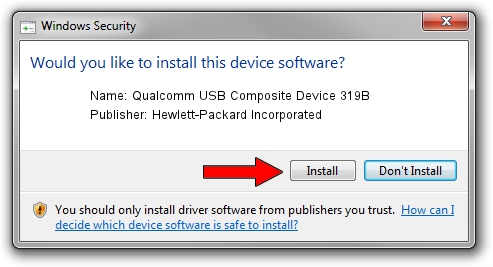 Hewlett-Packard Incorporated Qualcomm USB Composite Device 319B driver installation 26098