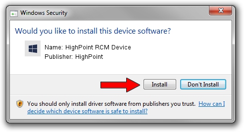 HighPoint HighPoint RCM Device driver download 1159900
