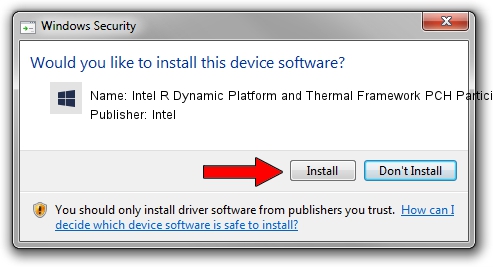 Intel Intel R Dynamic Platform and Thermal Framework PCH Participant Driver setup file 728519