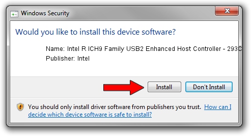 intel r ich9 family usb2 enhanced host controller 293c