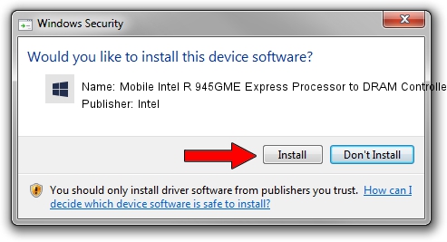 Intel Mobile Intel R 945GME Express Processor to DRAM Controller - 27AC driver installation 972307