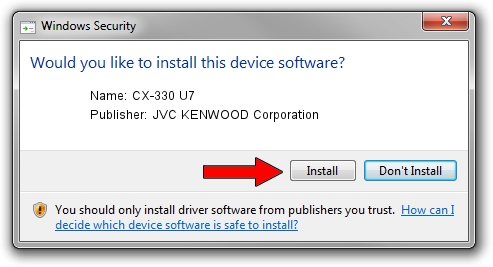 JVC KENWOOD Corporation CX-330 U7 driver download 4183143