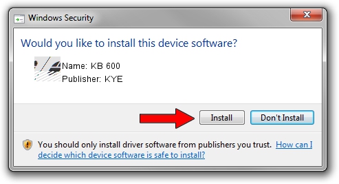 KYE KB 600 setup file 1993330