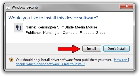 Kensington Computer Products Group Kensington SlimBlade Media Mouse setup file 1357776
