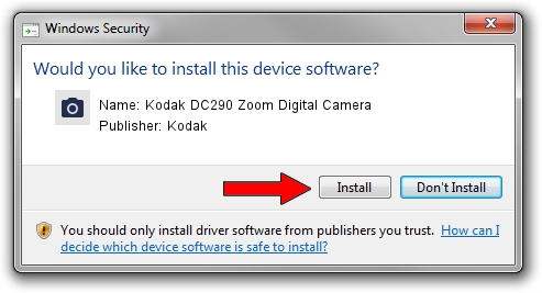Kodak Kodak DC290 Zoom Digital Camera driver download 1863372